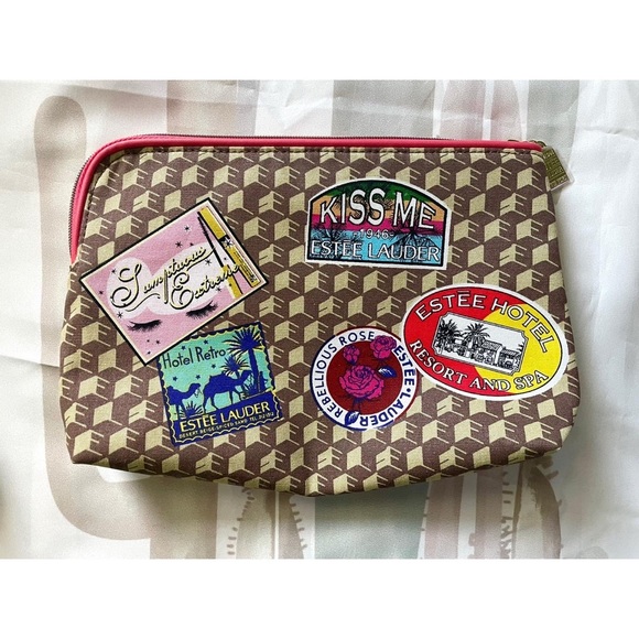 Estee Lauder Bags 42 Este Lauder Makeup Bag Zipper Pouch Beauty Bag